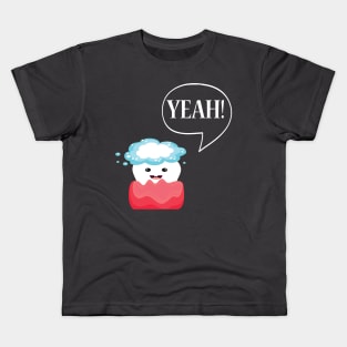 Excited Tooth Kids T-Shirt